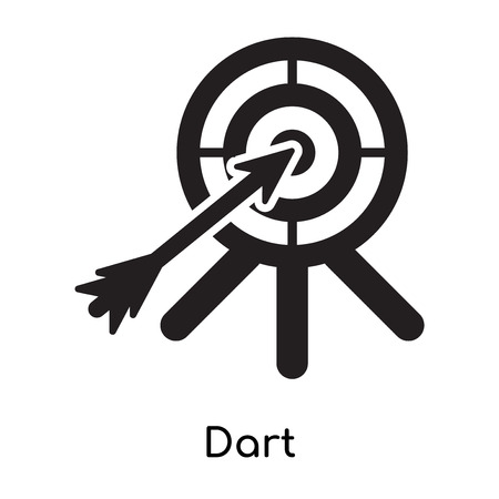Dart icon isolated on white background for your web and mobile app designのイラスト素材