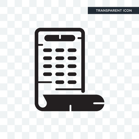 Smartphone vector icon isolated on transparent background,のイラスト素材
