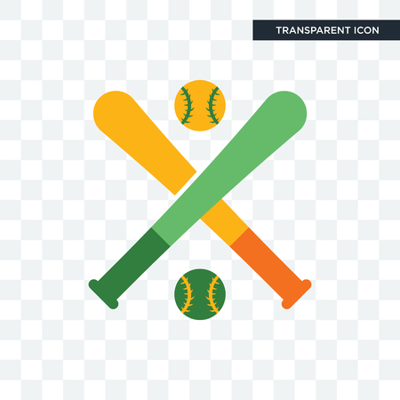 fantasy baseball vector icon isolated on transparent background, fantasy baseball logo conceptのイラスト素材