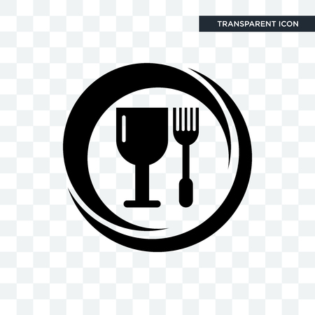 food grade vector icon isolated on transparent background, food grade logo conceptのイラスト素材