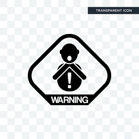 choking hazard vector icon isolated on transparent background, choking hazard logo conceptのイラスト素材