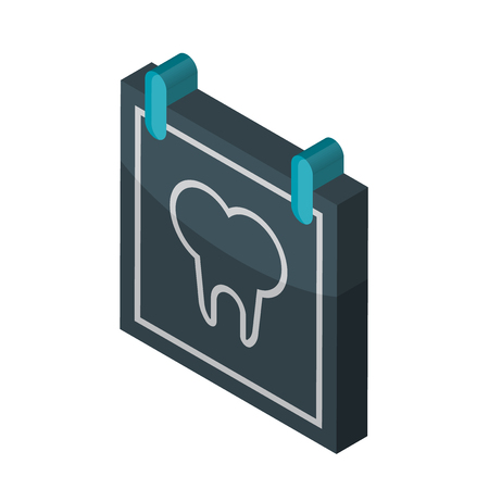X ray isometric right top view 3D iconのイラスト素材