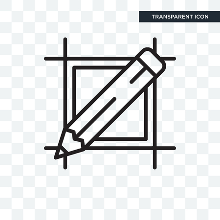 Edit  icon isolated on transparent backgroundのイラスト素材