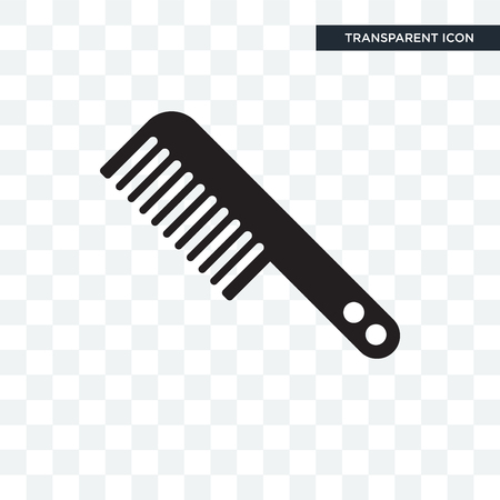Comb icon isolated on transparent background.のイラスト素材