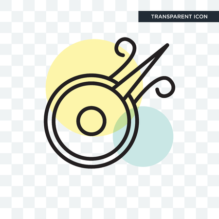 Gold icon isolated on transparent backgroundのイラスト素材