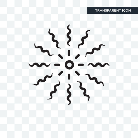 Fireworks vector icon isolated on transparent backgroundのイラスト素材