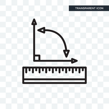 Measure icon isolated on transparent backgroundのイラスト素材
