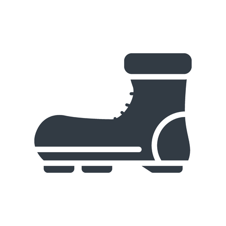 Boot icon vector isolated on white background for your web and mobile app design, Boot logo conceptのイラスト素材