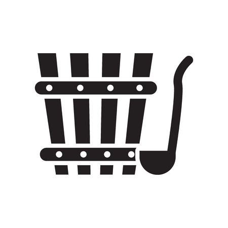 Sauna icon vector isolated on white background for your web and mobile app design, Sauna logo conceptのイラスト素材