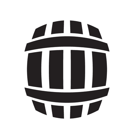 Cask icon vector isolated on white background for your web and mobile app design, Cask logo conceptのイラスト素材