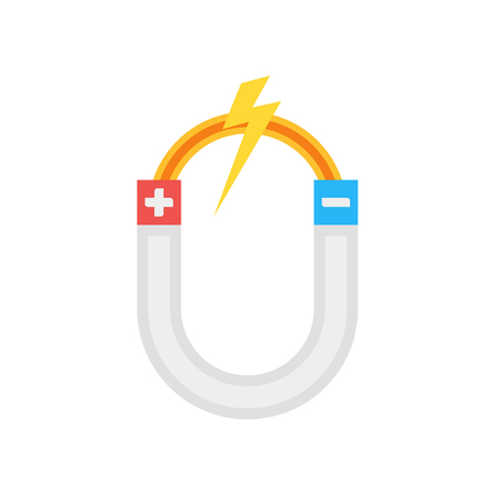 Magnet icon vector isolated on white background for your web and mobile app designのイラスト素材