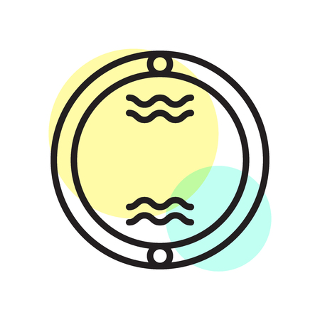 Badge icon vector isolated on white background for your web and mobile app designのイラスト素材