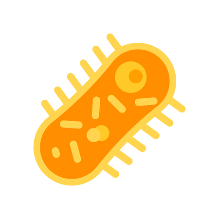 Bacteria icon vector isolated on white background for your web and mobile app designのイラスト素材