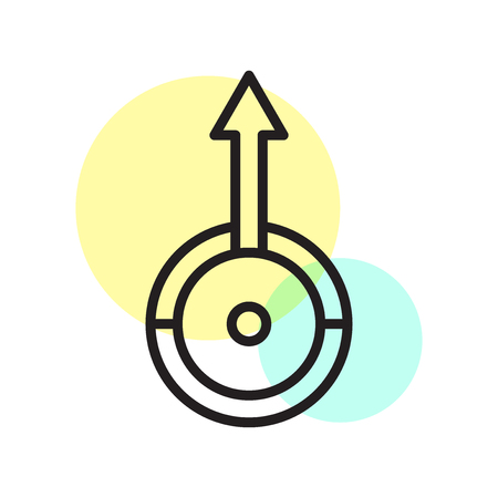 Uranus icon vector isolated on white background for your web and mobile app designのイラスト素材