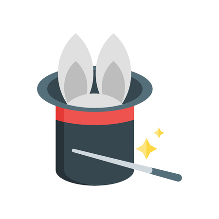 Magic icon vector isolated on white background for your web and mobile app designのイラスト素材