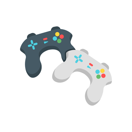 Gamepad icon vector isolated on white background for your web and mobile app designのイラスト素材