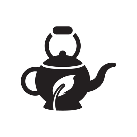 Teapot icon vector isolated on white background for your web and mobile app design, Teapot logo conceptのイラスト素材