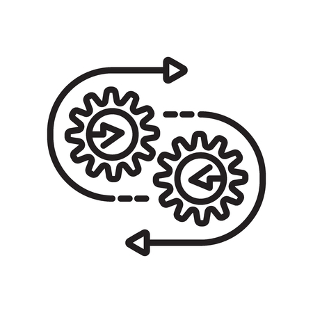 System icon vector isolated on white background for your web and mobile app designのイラスト素材