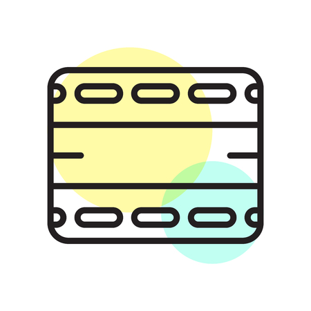 Badge icon vector isolated on white background for your web and mobile app designのイラスト素材