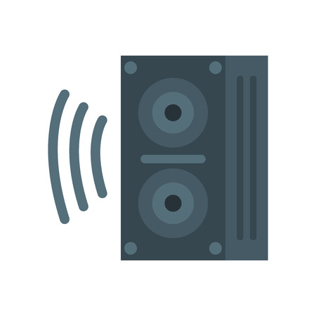 Speaker icon vector isolated on white background for your web and mobile app designのイラスト素材