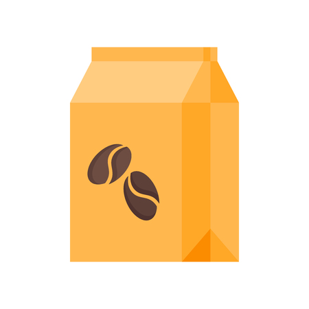 Coffee bag icon vector isolated on white background for your web and mobile app designのイラスト素材
