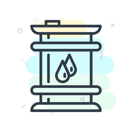 Oil icon vector isolated on white background for your web and mobile app designのイラスト素材