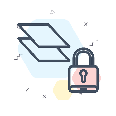 Layer icon vector isolated on white background for your web and mobile app designのイラスト素材