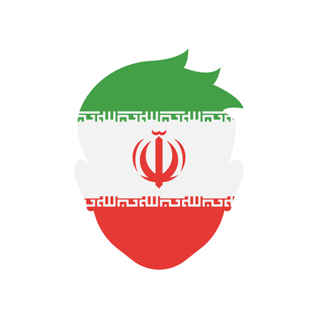 Iran icon vector isolated on white background for your web and mobile app designのイラスト素材