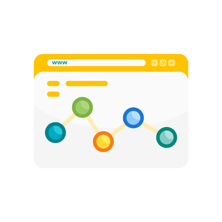 Browser icon vector isolated on white background for your web and mobile app designのイラスト素材