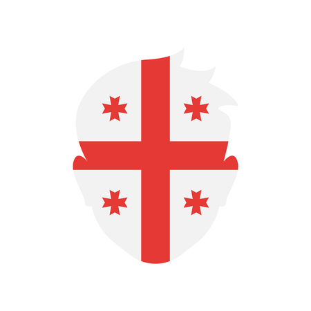 Georgia icon vector isolated on white background for your web and mobile app design, Georgia logo conceptのイラスト素材