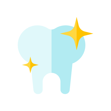 Tooth icon vector isolated on white background for your web and mobile app design, Tooth logo conceptのイラスト素材