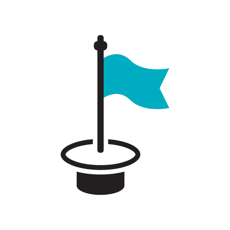 Milestone icon vector isolated on white background for your web and mobile app design, Milestone logo conceptのイラスト素材