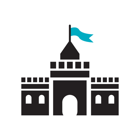 Sand Castle icon vector isolated on white background for your web and mobile app design, Sand Castle logo conceptのイラスト素材