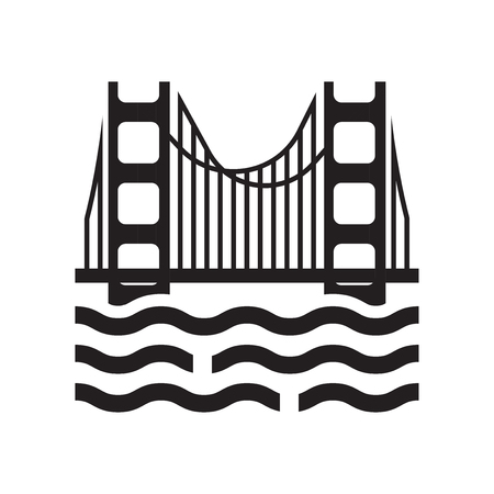 Golden state icon vector isolated on white background for your web and mobile app design, Golden state logo conceptのイラスト素材