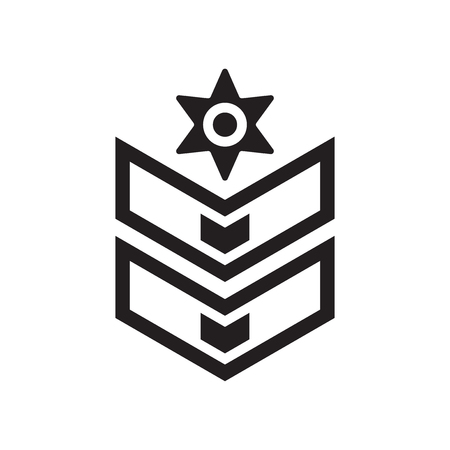Chevron icon vector isolated on white background for your web and mobile app design, Chevron logo conceptのイラスト素材