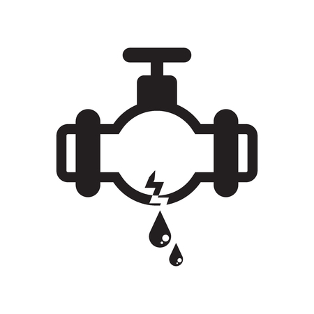 Pipes icon vector isolated on white background for your web and mobile app design, Pipes logo conceptのイラスト素材