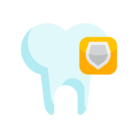 Tooth icon vector isolated on white background for your web and mobile app design, Tooth logo conceptのイラスト素材