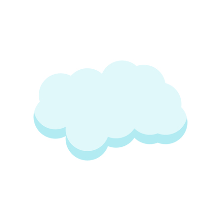 cloude icon vector isolated on white background for your web and mobile app design, cloude logo conceptのイラスト素材