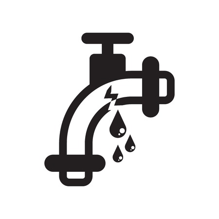 Pipes icon vector isolated on white background for your web and mobile app design, Pipes logo conceptのイラスト素材