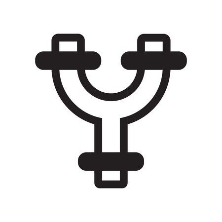 Pipes icon vector isolated on white background for your web and mobile app design, Pipes logo conceptのイラスト素材