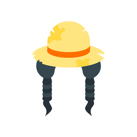 Hat icon vector isolated on white background for your web and mobile app design, Hat logo conceptのイラスト素材