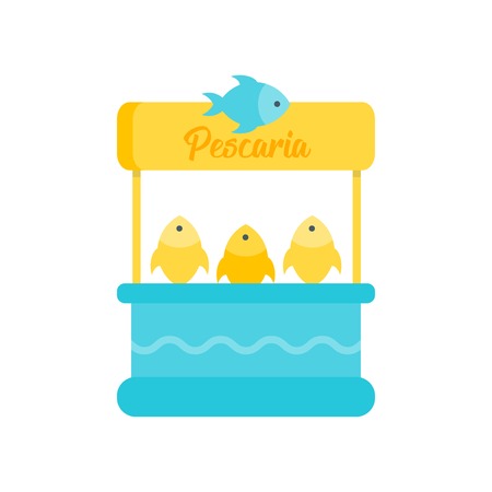 Fishing icon vector isolated on white background for your web and mobile app design, Fishing logo conceptのイラスト素材