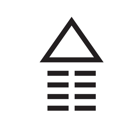 Up arrow icon vector isolated on white background for your web and mobile app design, Up arrow logo conceptのイラスト素材