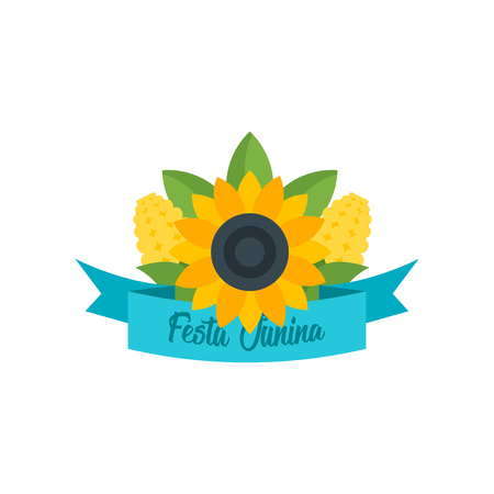 Festa junina icon vector isolated on white background for your web and mobile app design, Festa junina logo conceptのイラスト素材