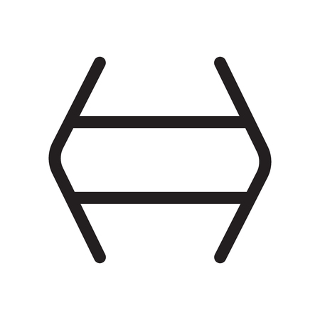 Maths sign if and icon vector isolated on white background for your web and mobile app design, Maths sign if and logo conceptのイラスト素材