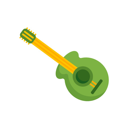 Guitar icon vector isolated on white background for your web and mobile app design, Guitar logo conceptのイラスト素材