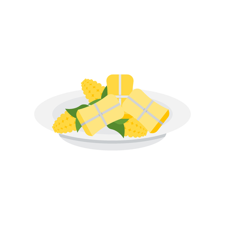 Pamonha icon vector isolated on white background for your web and mobile app design, Pamonha logo conceptのイラスト素材