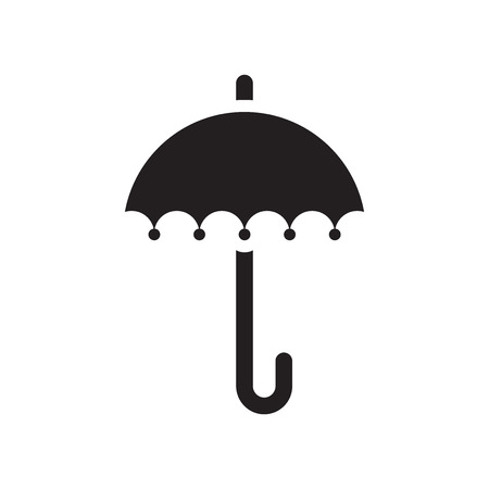 Umbrella icon vector isolated on white background for your web and mobile app design, Umbrella logo conceptのイラスト素材