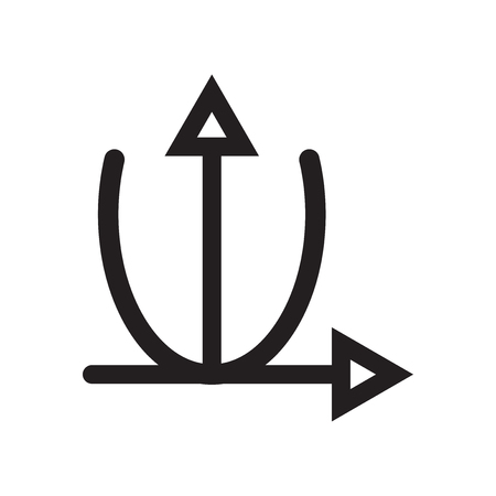 Parabolic function icon vector isolated on white background for your web and mobile app design, Parabolic function logo conceptのイラスト素材