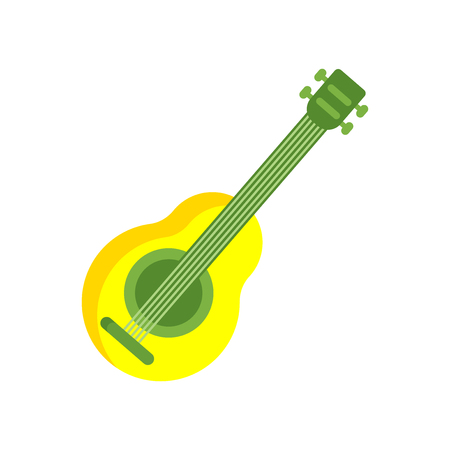 Guitar icon vector isolated on white background for your web and mobile app design, Guitar logo conceptのイラスト素材